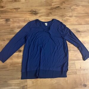 Chico’s Women’s Blue Knit Top